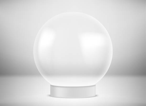 Aqua Unique 3D Crystal Ball LED Lamp